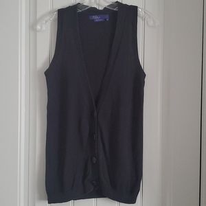 Miley Cyrus Black Vest- Large